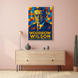 Woodrow Wilson Presidential Term Poster