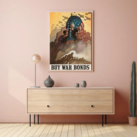 Rally for Support: Buy War Bonds Poster PosterGoat
