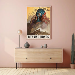 Rally for Support: Buy War Bonds Poster PosterGoat