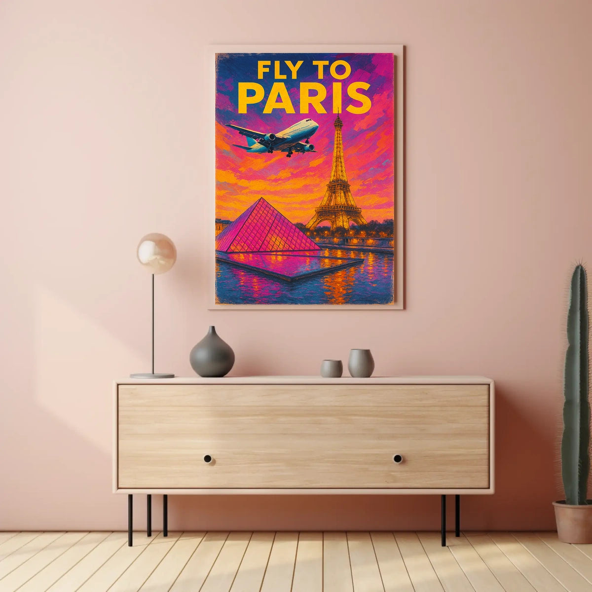 Fly To Paris Poster