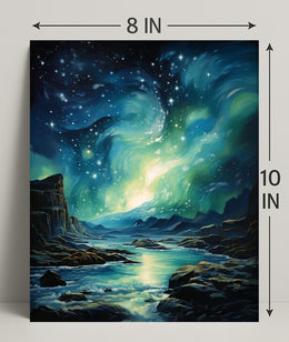 Celestial Landscape Poster