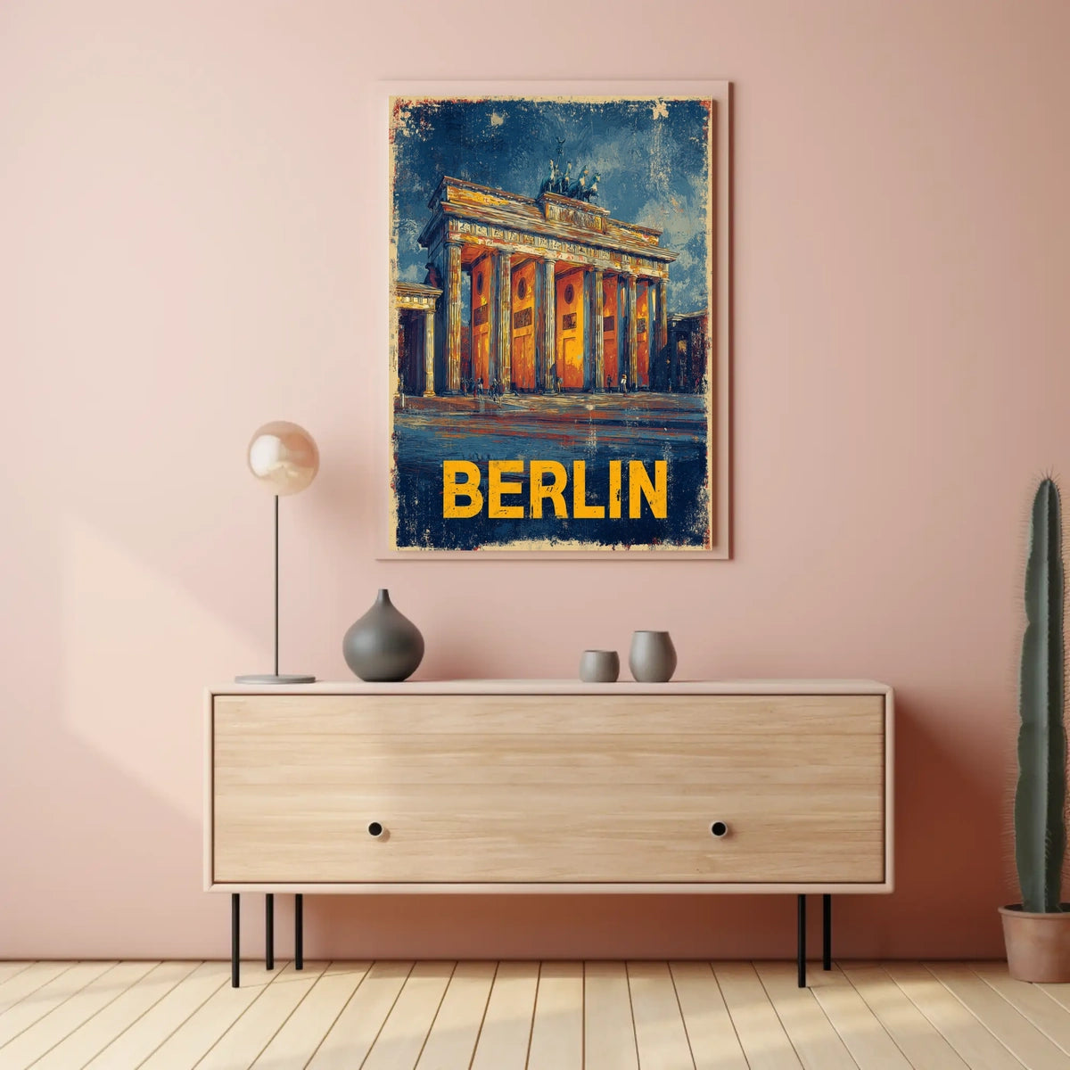 Berlin Iconic Landmark Poster