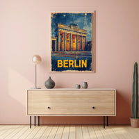 Berlin Iconic Landmark Poster