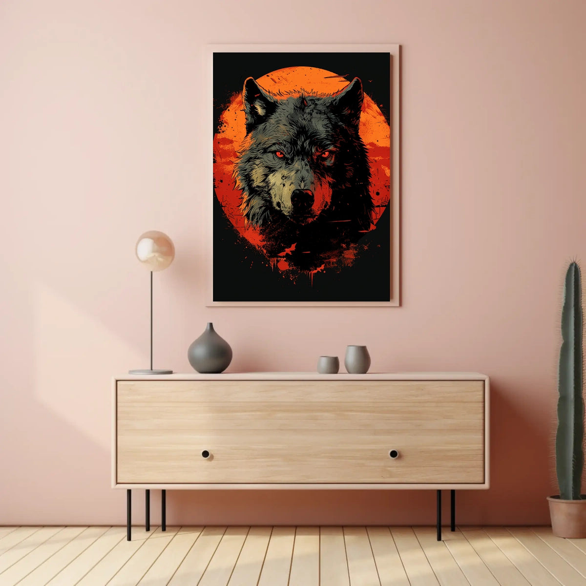 The Fierce Wolf Poster