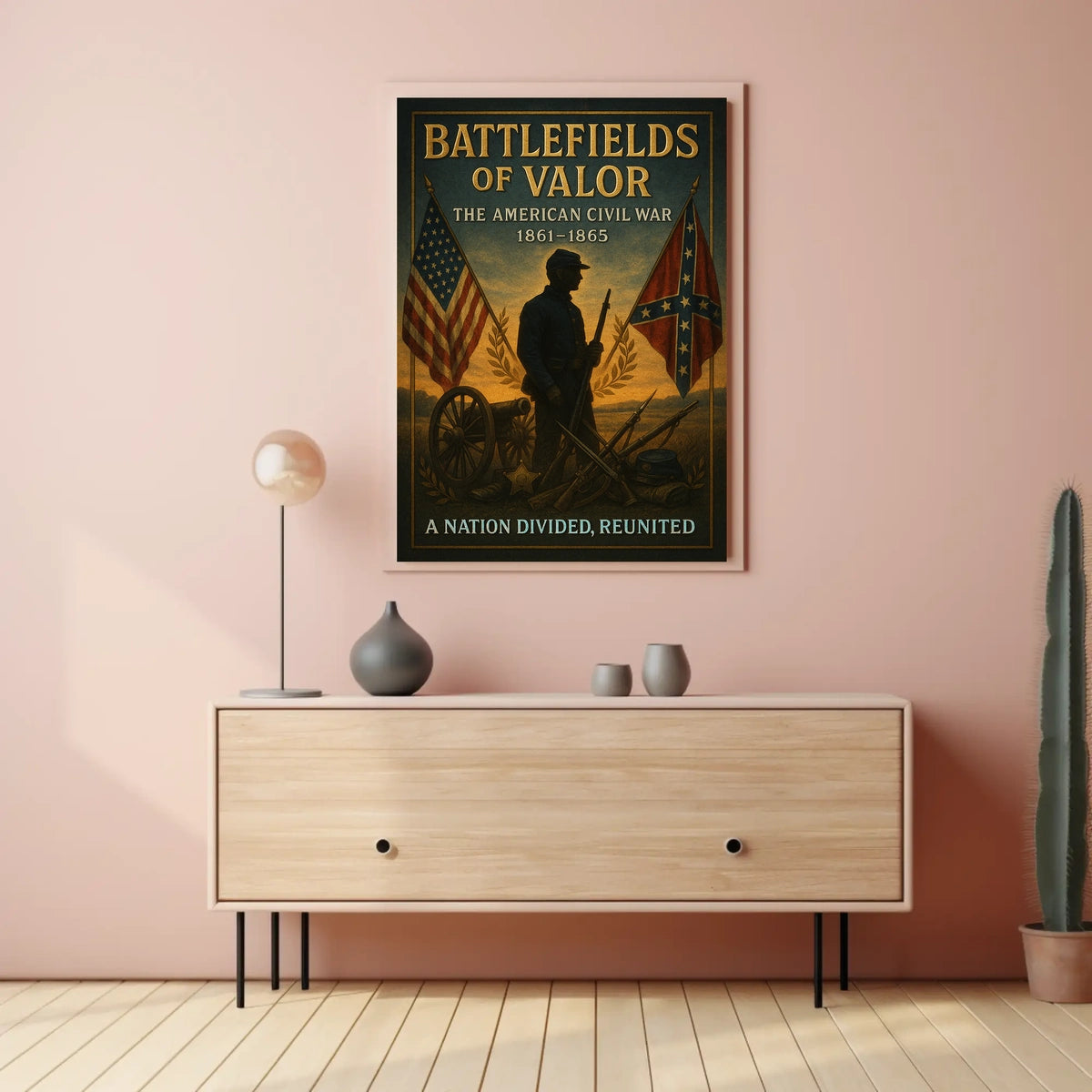 Battlefields Of Valor The American Poster