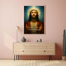 Jesus Christ Divine Light Classical Religious Artistic Poster