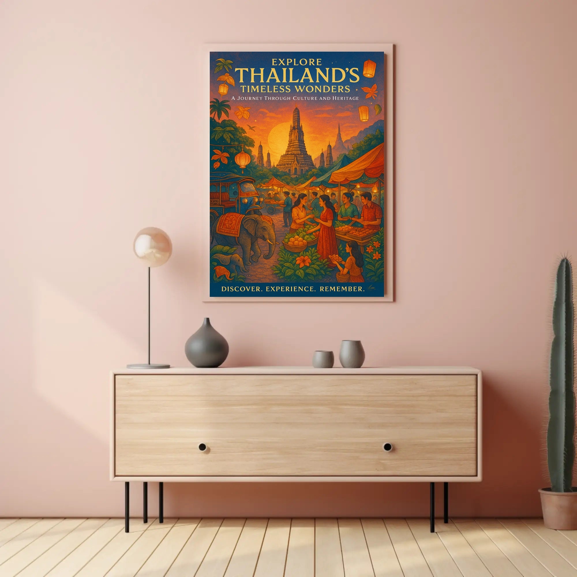 Thai Culture Adventure: Travel Poster