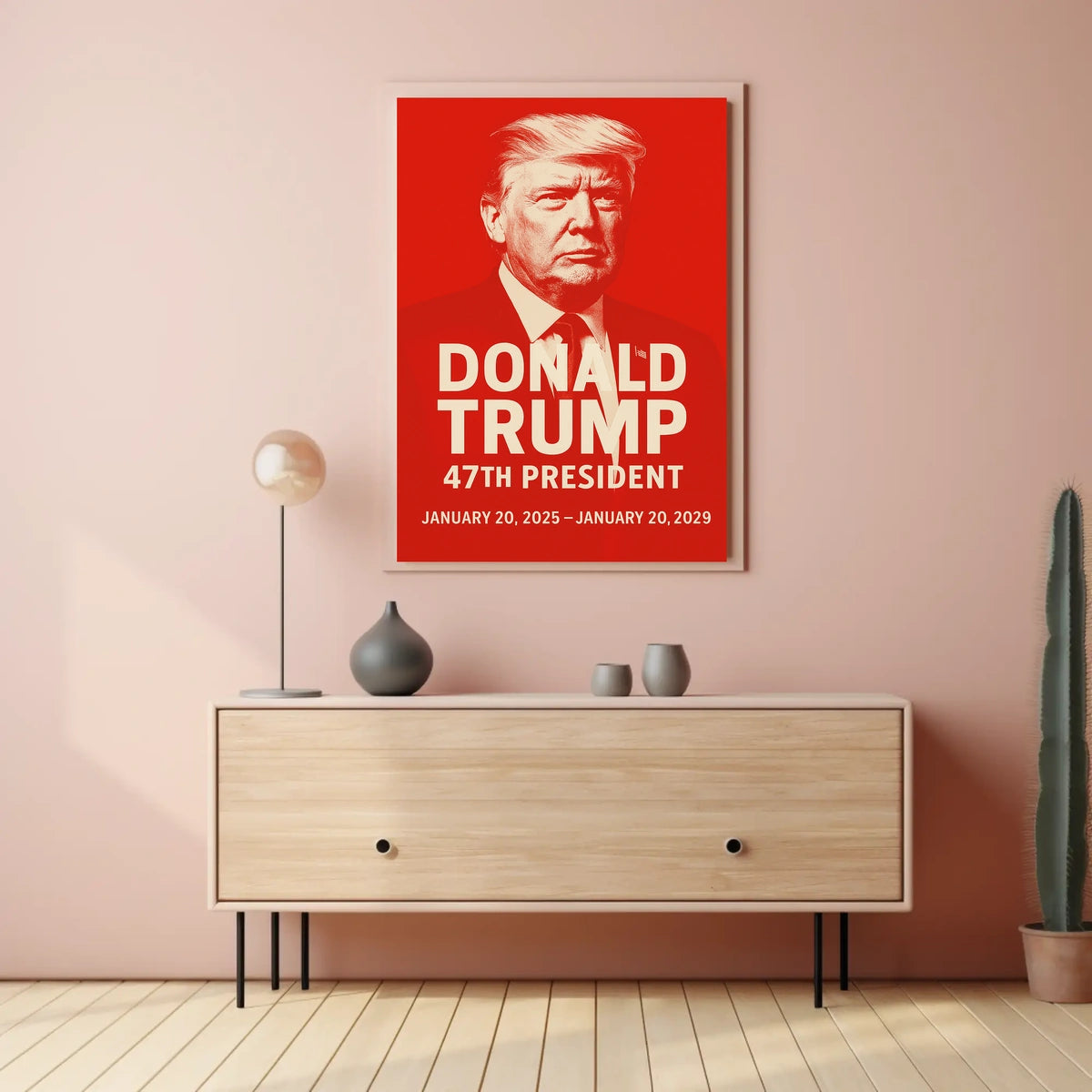 Donald Trump 47th President Poster
