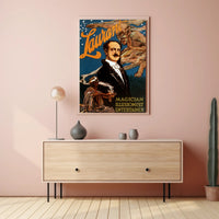 Vintage Magician Laurant Drama Poster - Historical or Cultural Poster