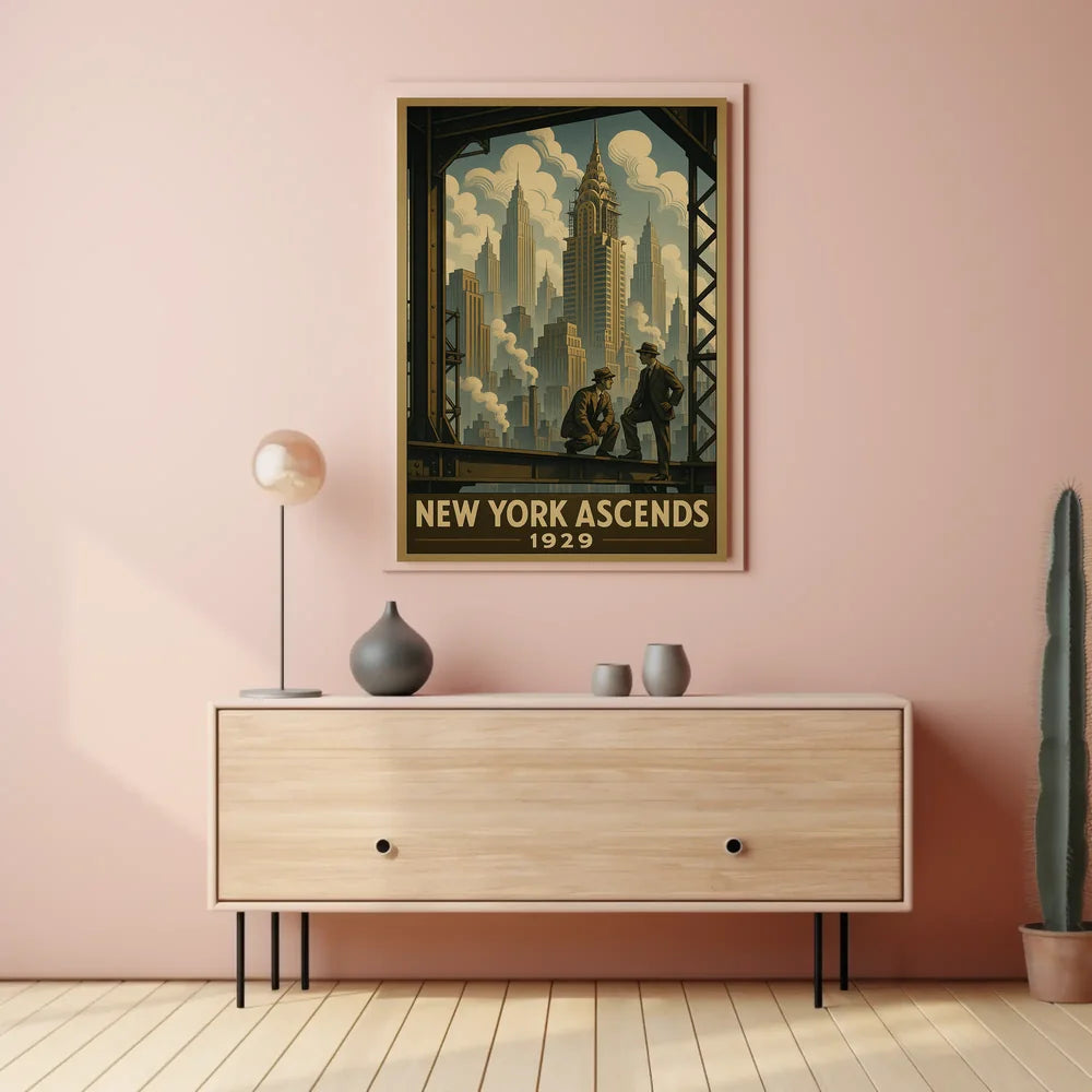 New York City 1929 Urban or Cityscape Poster PosterGoat