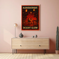 Desert Glow in Albuquerque Poster