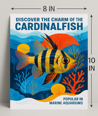 Discover the Charm of the Cardinalfish Poster PosterGoat