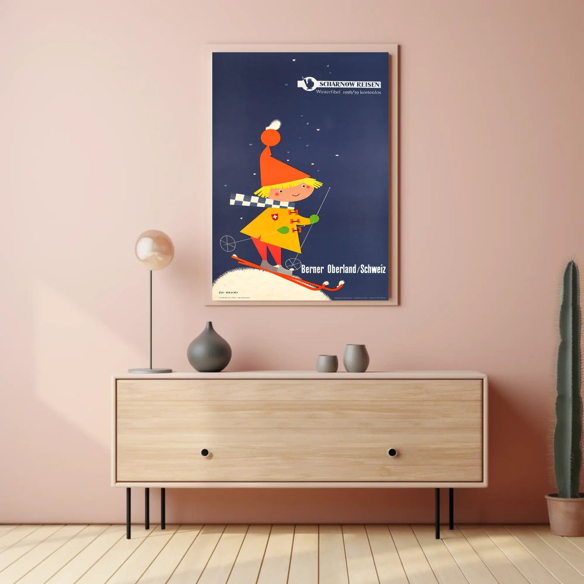 Winter Adventures In Berner Oberland Poster