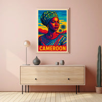 Cameroon Portrait Poster