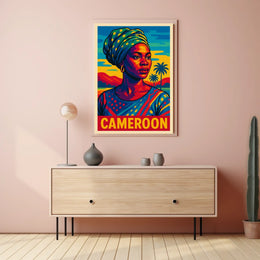 Cameroon Portrait Poster