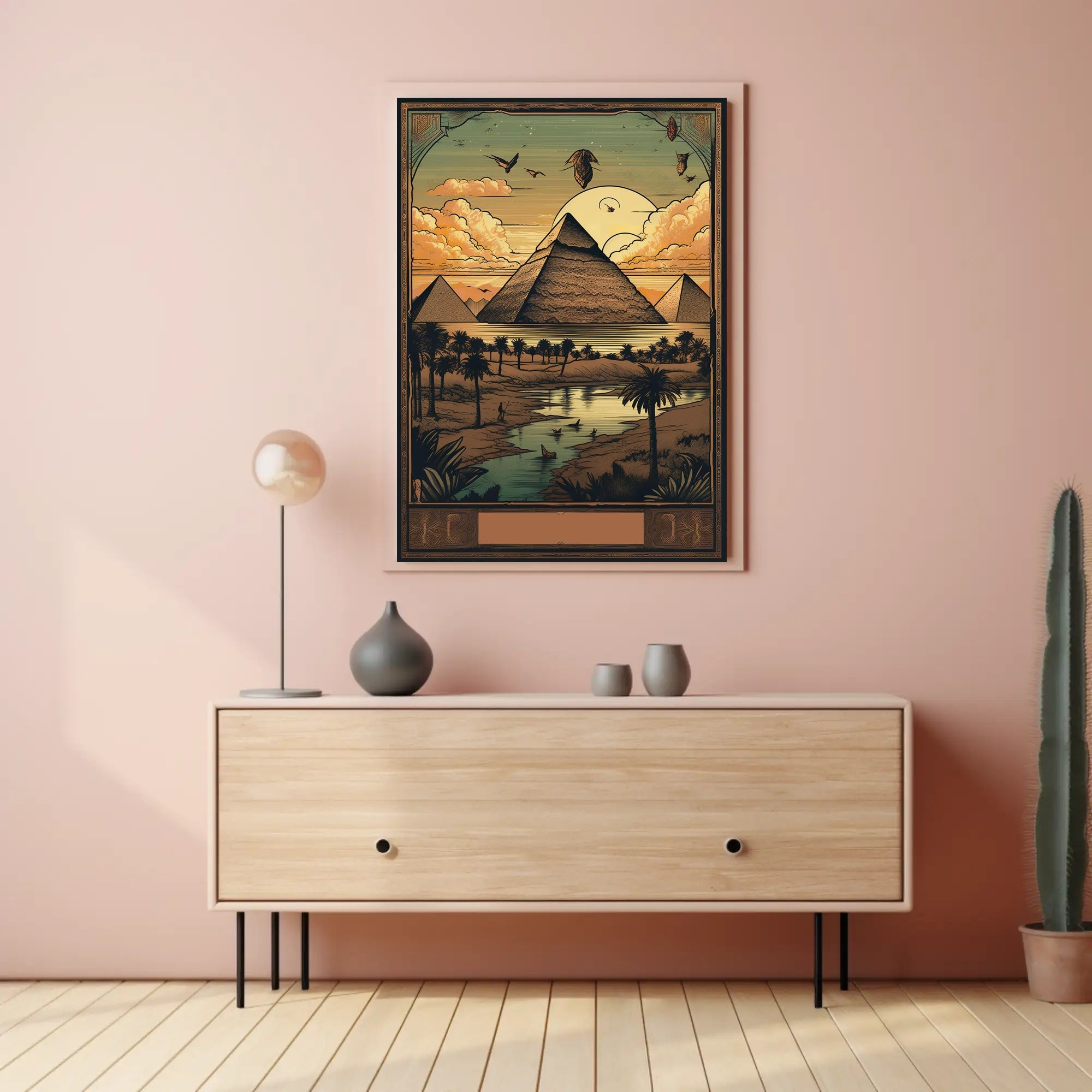 Egyptian Sunset Poster