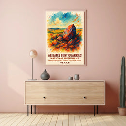 Alibates Flint Quarries National Poster