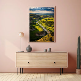 Theodore Roosevelt National Park Scenic View Poster