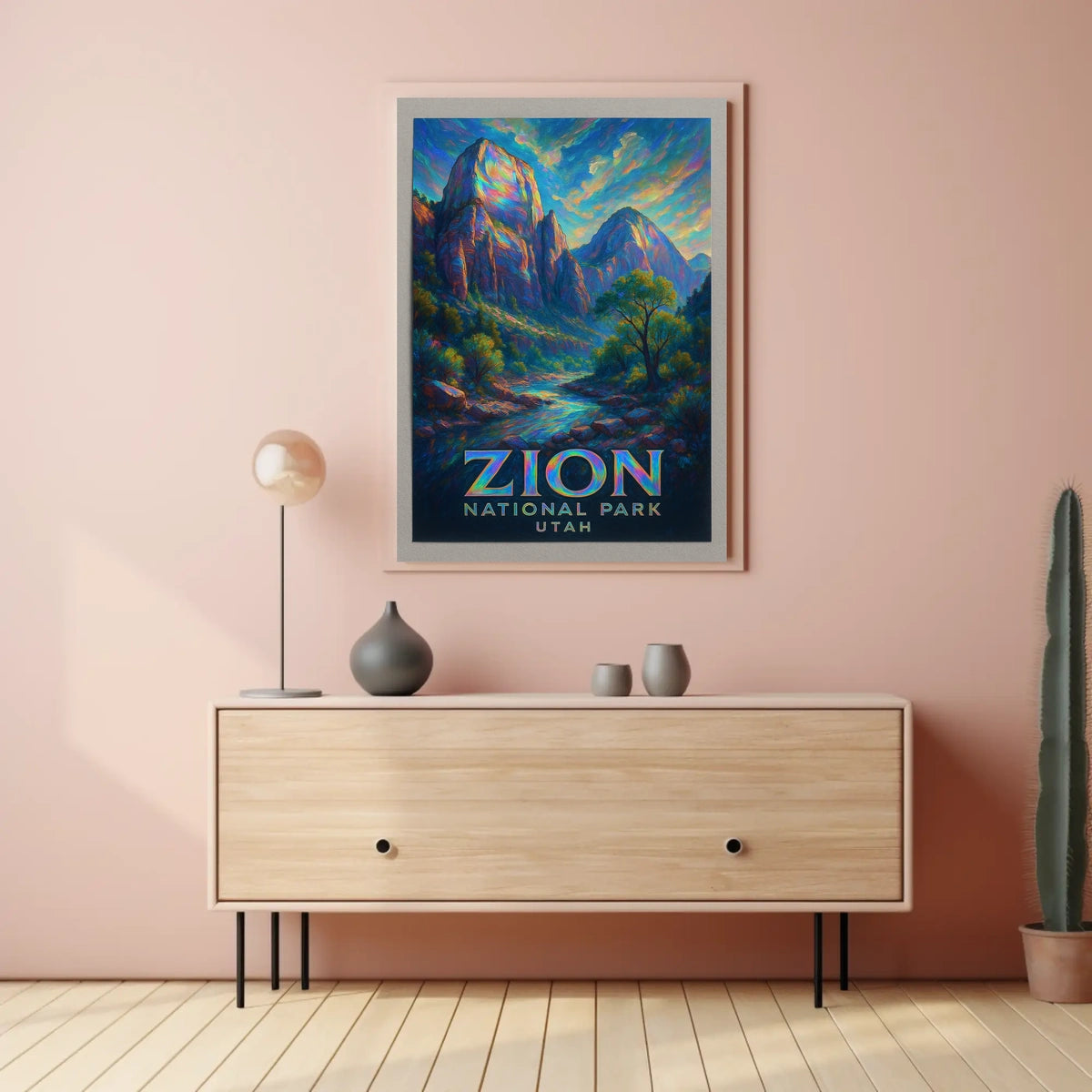 Zion National Park Poster
