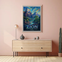 Zion National Park Poster