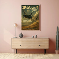 XP-54 Swoose Goose WWII Era Aviation Artwork