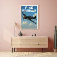 P-40 Warhawk Poster PosterGoat