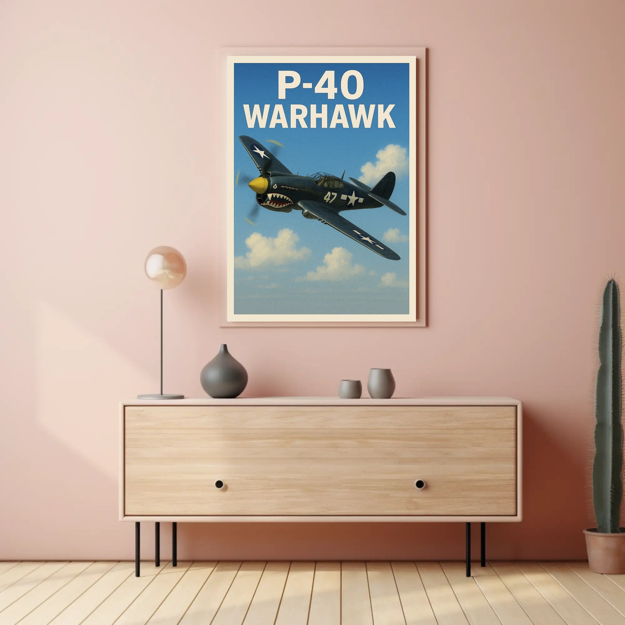 P-40 Warhawk Poster PosterGoat