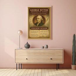 George Wythe Architect Of Justice Poster