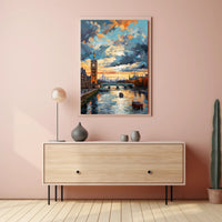 London At Sunset Poster PosterGoat