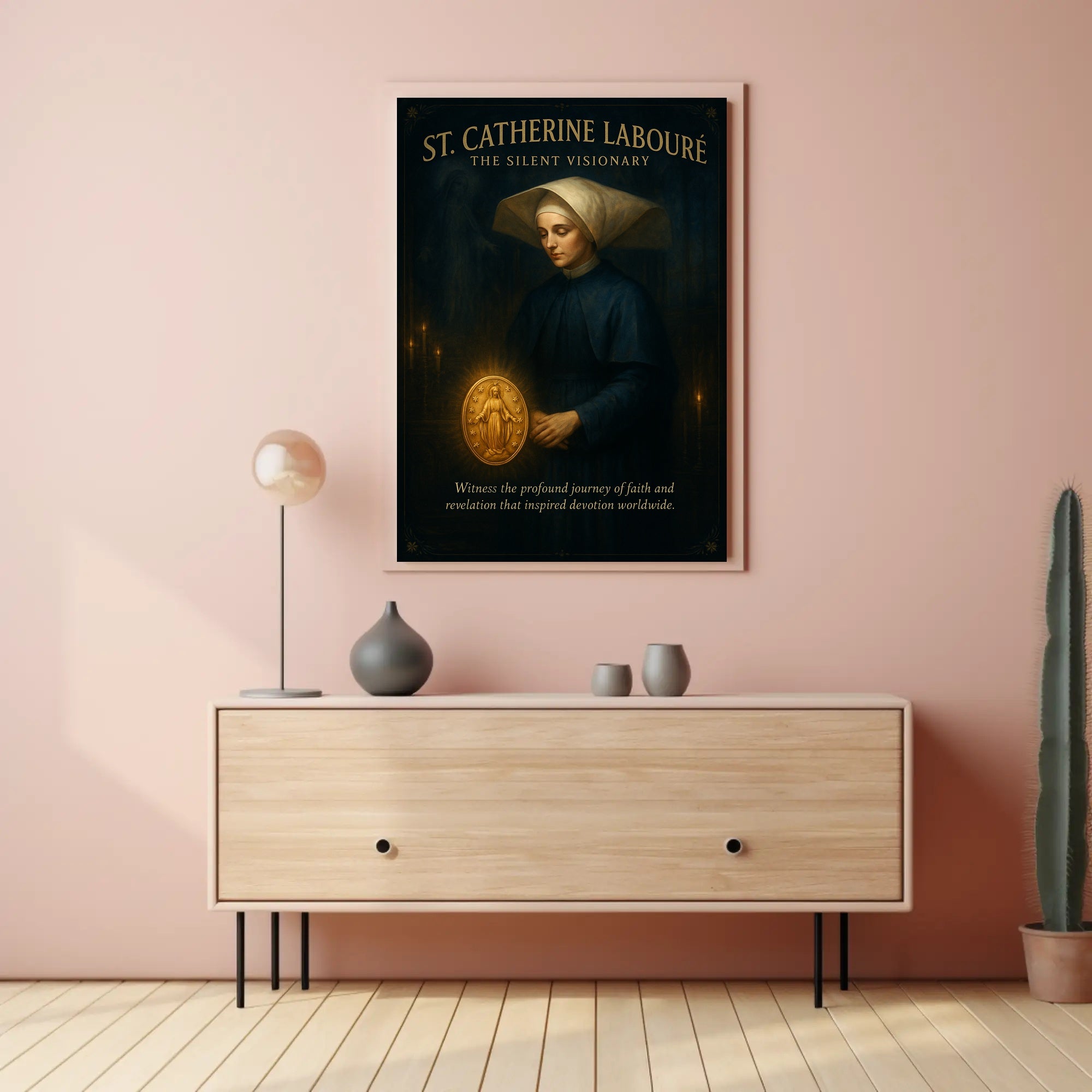 St. Catherine Labouré  The Silent Visionary Poster PosterGoat