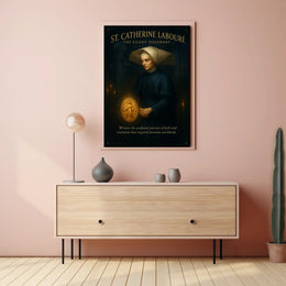 St. Catherine Labouré  The Silent Visionary Poster PosterGoat