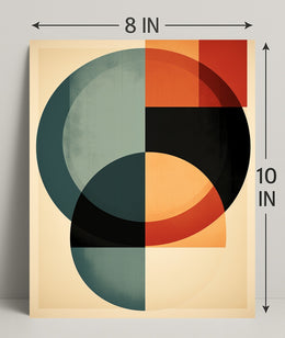 Abstract Geometric Harmony Abstract Poster