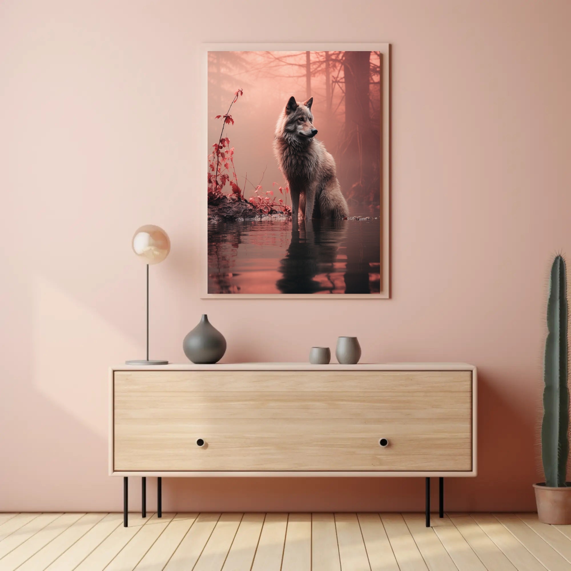 Serenity In The Mist Poster PosterGoat