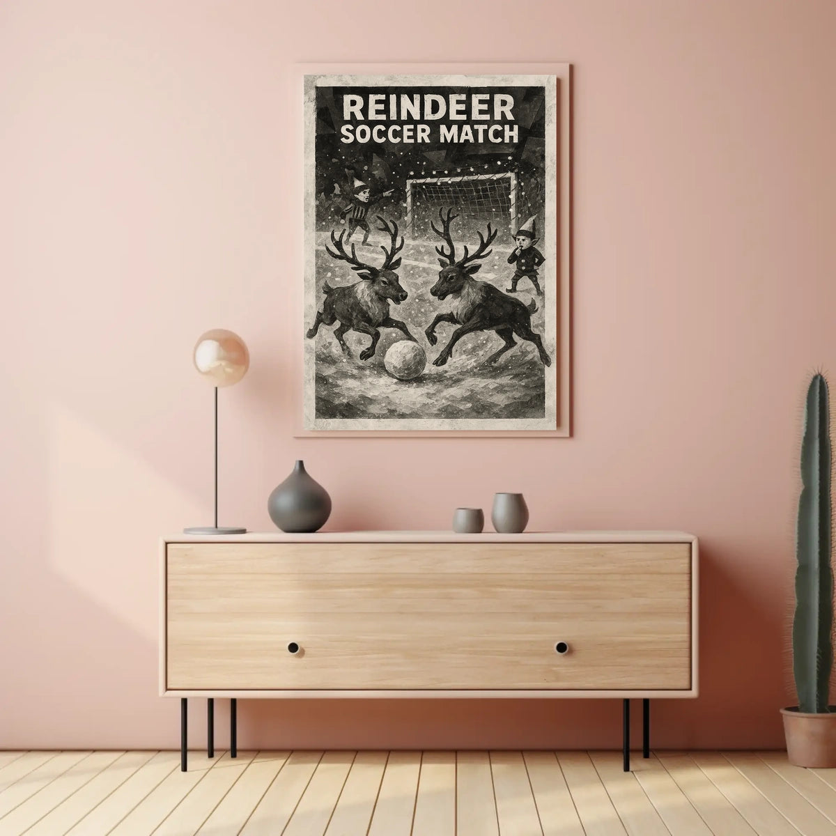 Reindeer Soccer Extravaganza Poster