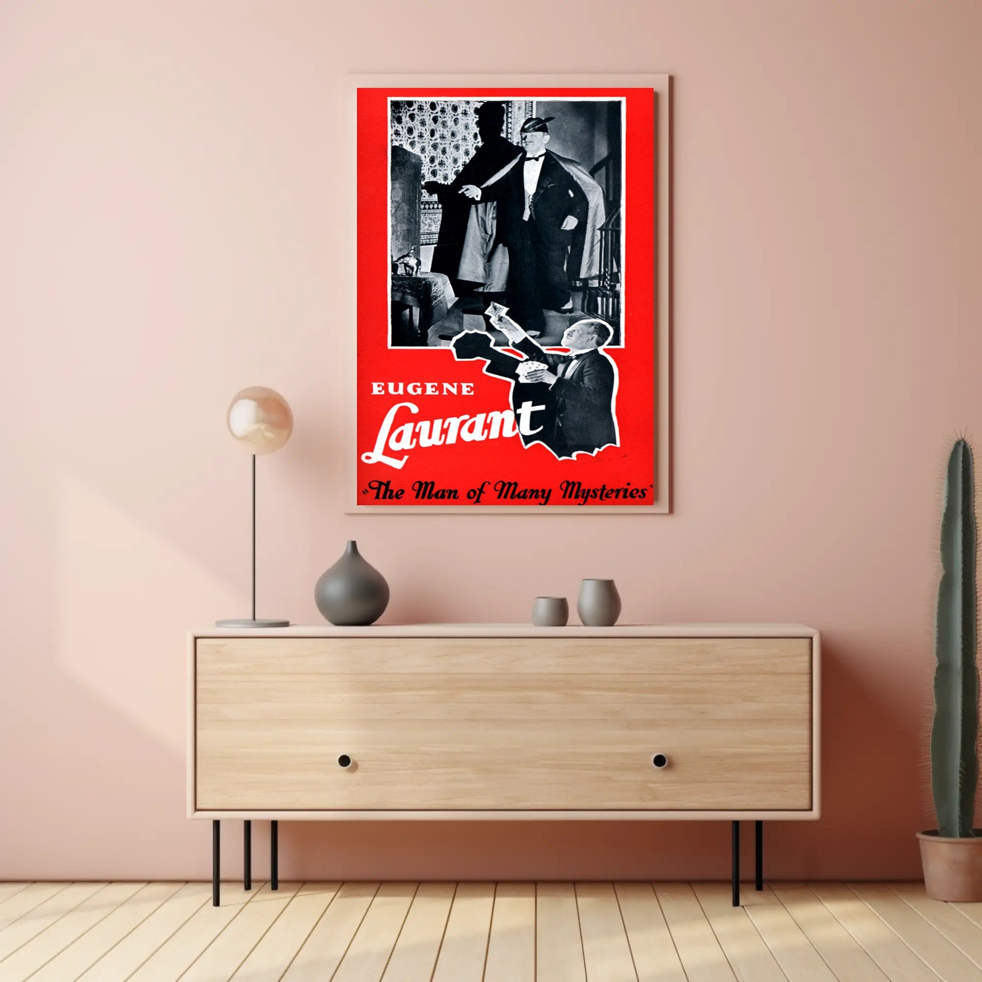 Eugene Laurant Magician Vintage Magic Show Poster Artistic Poster