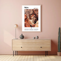 Petra Treasury Art Print Cultural or Heritage Poster PosterGoat
