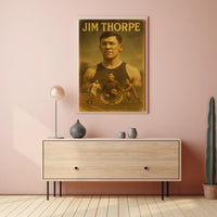 Jim Thorpe Icon of Athletic Excellence Jim Thorpe Poster