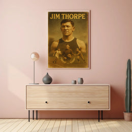 Jim Thorpe Icon of Athletic Excellence Jim Thorpe Poster