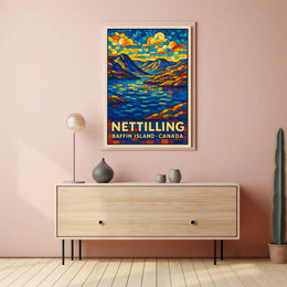 Nettilling Baffin Island, Canada Poster