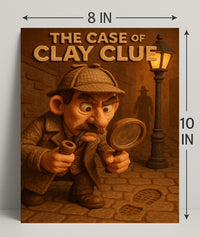 The Case of Clay Clue Art Print Decor PosterGoat