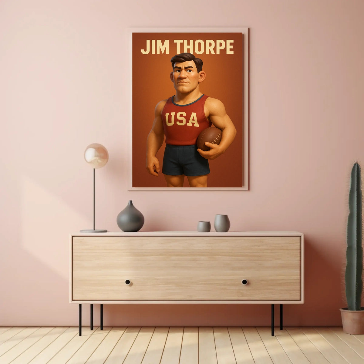 Jim Thorpe Tribute Poster