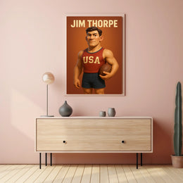 Jim Thorpe Tribute Poster