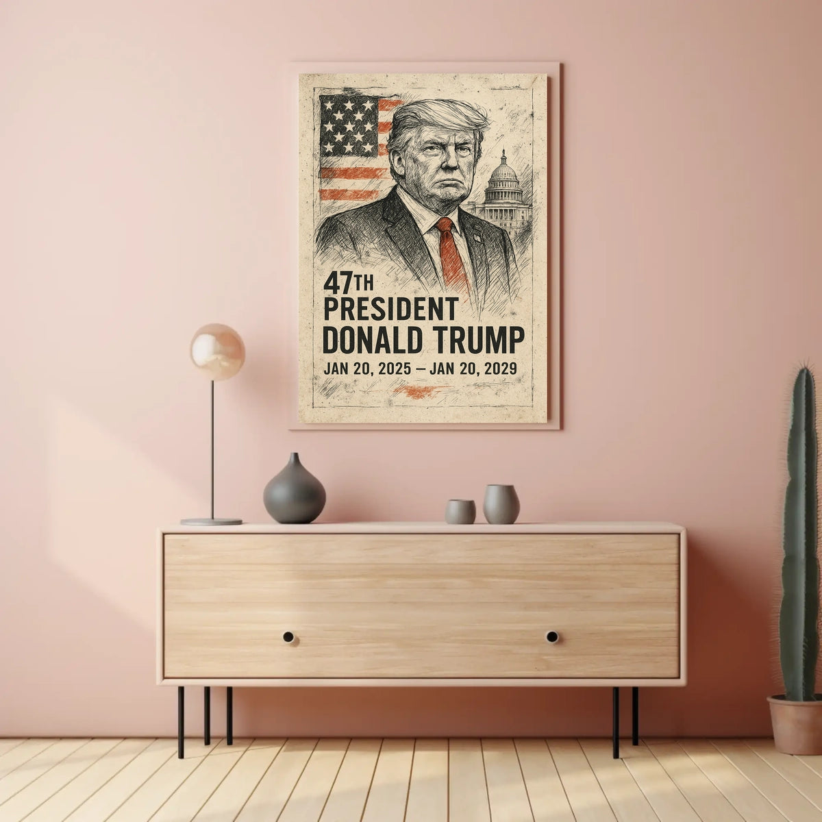 Donald Trump 47th President Poster