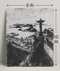 Christ The Redeemer Over Rio Poster