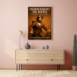 Hernando de Soto Explorer of the New World Poster PosterGoat