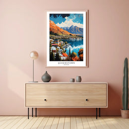 Queenstown New Zealand Poster