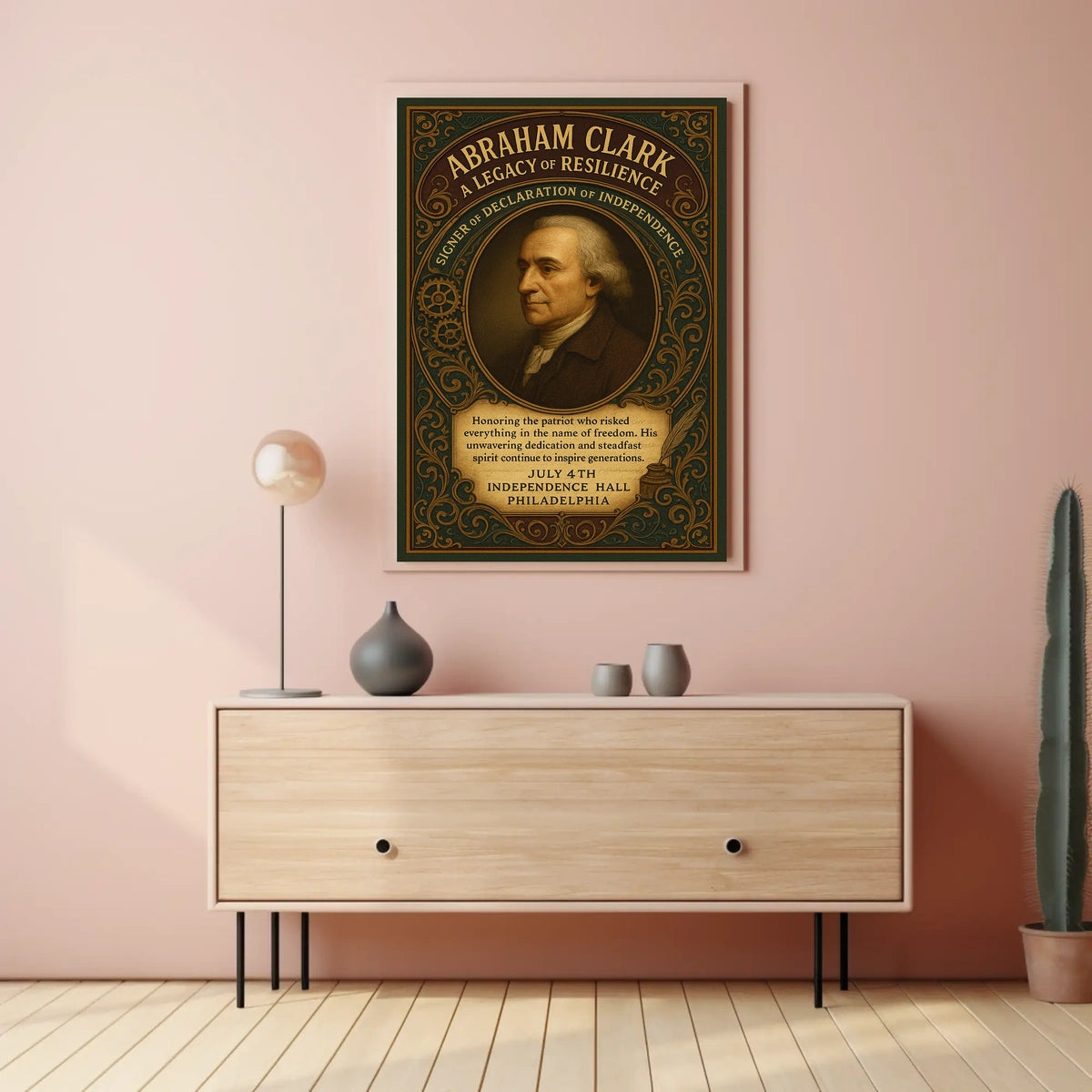Abraham Clark A Legacy of Resilience Poster