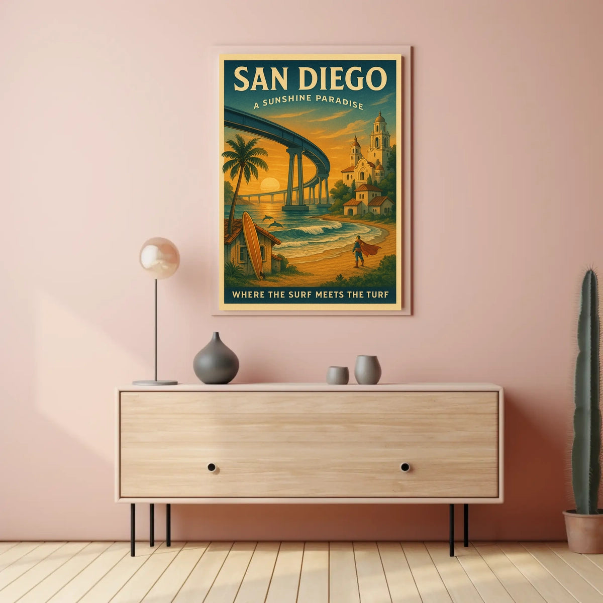San Diego A Sunshine Paradise Poster