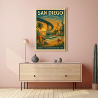 San Diego A Sunshine Paradise Poster