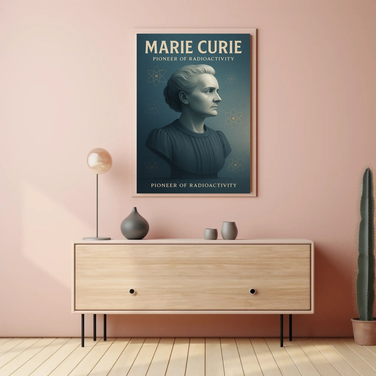 Marie Curie Pioneer Of Radioactivity Poster